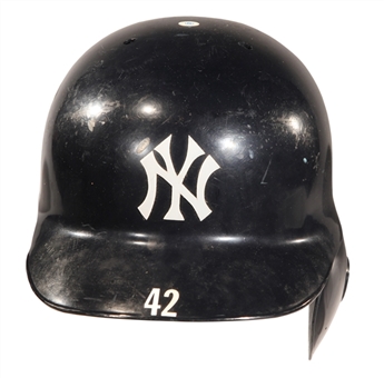 1998 Mariano Rivera Used New York Yankees Batting Helmet (JT Sports)